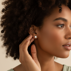 0.40 ctw Princess Lab Grown Studs
