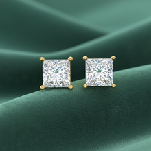 Load image into Gallery viewer, 0.40 ctw Princess Lab Grown Studs