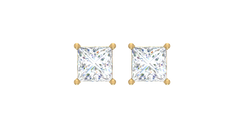 0.40 ctw Princess Lab Grown Studs