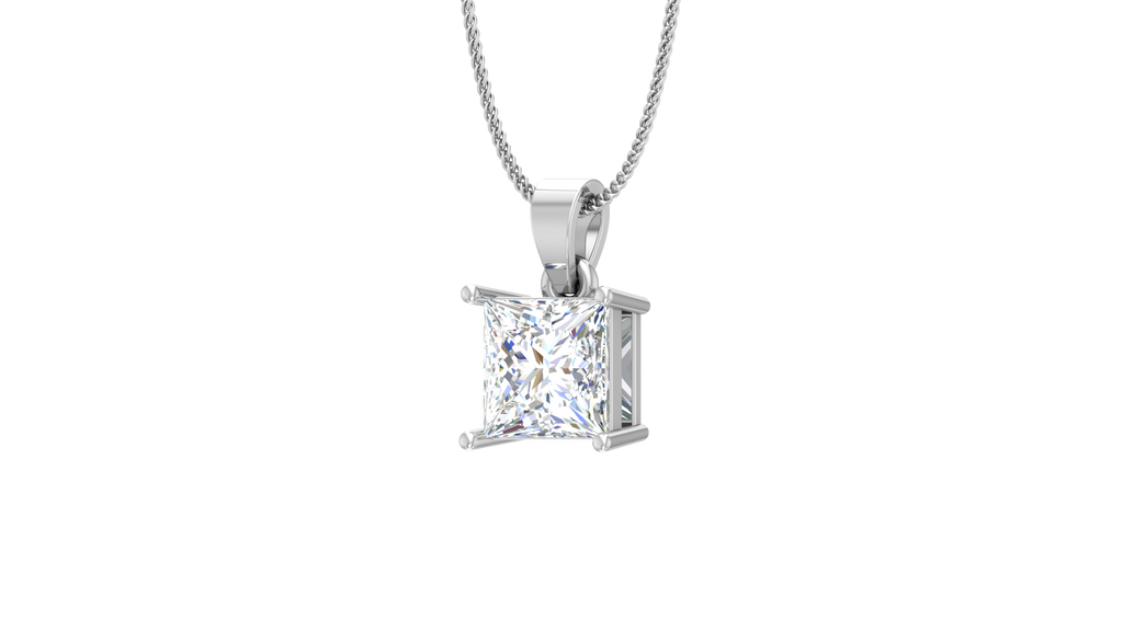 IGI cert. 1.00 ctw One Stone Princess Lab Grown Diamond