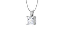 Load image into Gallery viewer, IGI cert. 1.00 ctw One Stone Princess Lab Grown Diamond