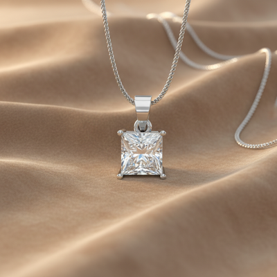 IGI cert. 1.00 ctw One Stone Princess Lab Grown Diamond