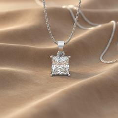 IGI cert. 1.00 ctw One Stone Princess Lab Grown Diamond