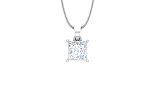 Load image into Gallery viewer, IGI cert. 1.00 ctw One Stone Princess Lab Grown Diamond