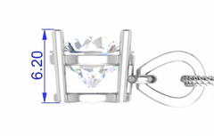 IGI cert. 2.00 ctw One Stone Round Lab Grown Diamond