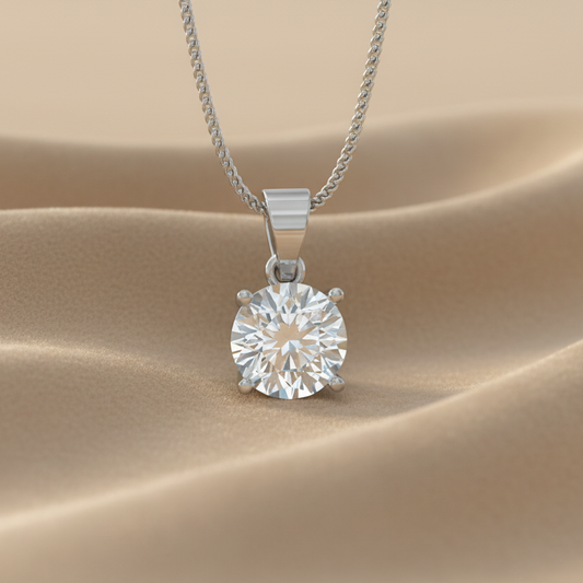 IGI cert. 3.00 ctw One Stone Round Lab Grown Diamond