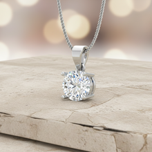 Load image into Gallery viewer, IGI cert. 3.00 ctw One Stone Round Lab Grown Diamond