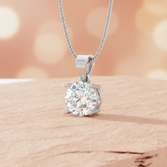 IGI cert. 1.50 ctw One Stone Round Lab Grown Diamond