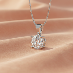 IGI cert. 1.50 ctw One Stone Round Lab Grown Diamond