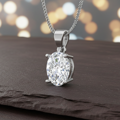 IGI cert. 1.00 ctw One Stone Oval Lab Grown Diamond