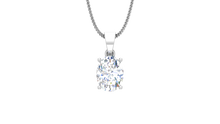 Load image into Gallery viewer, IGI cert. 1.00 ctw One Stone Oval Lab Grown Diamond