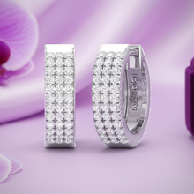 Load image into Gallery viewer, Three Row Diamond