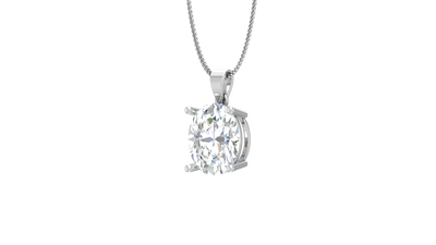 IGI cert. 3.00 ctw One Stone Oval Lab Grown Diamond