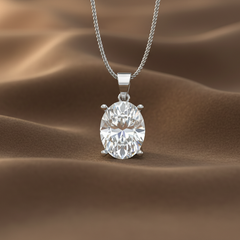 IGI cert. 3.00 ctw One Stone Oval Lab Grown Diamond