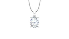 Load image into Gallery viewer, IGI cert. 3.00 ctw One Stone Oval Lab Grown Diamond
