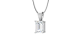 IGI cert. 2.00 ctw One Stone Emerald Lab Grown Diamond