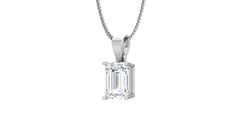 IGI cert. 2.00 ctw One Stone Emerald Lab Grown Diamond