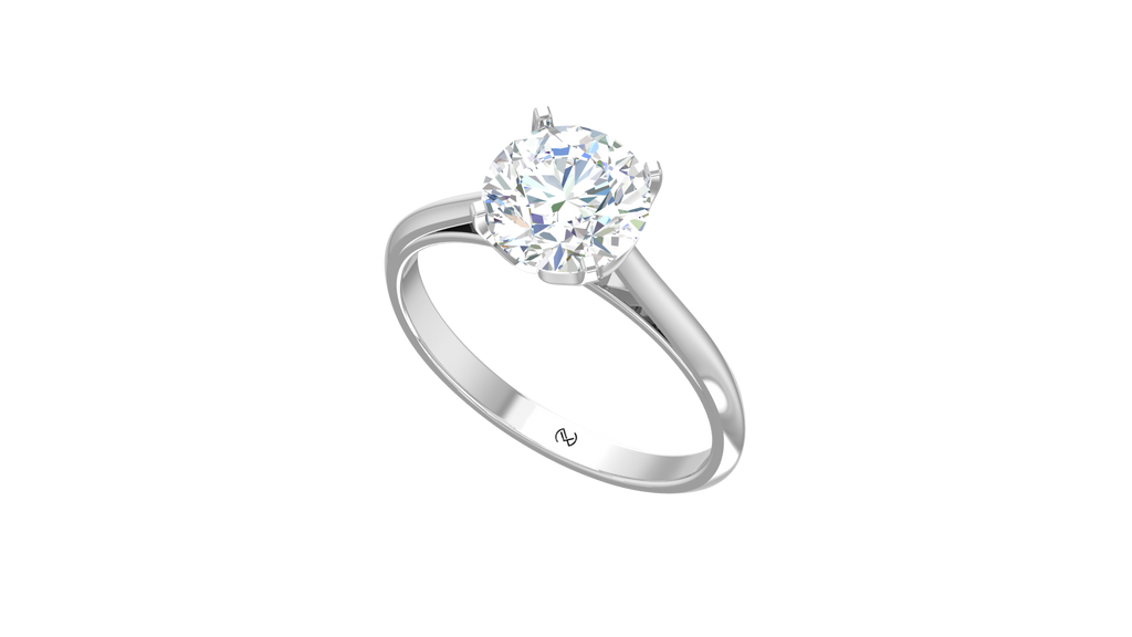 One Round Stone Lab Grown Diamond