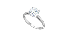 One Round Stone Lab Grown Diamond