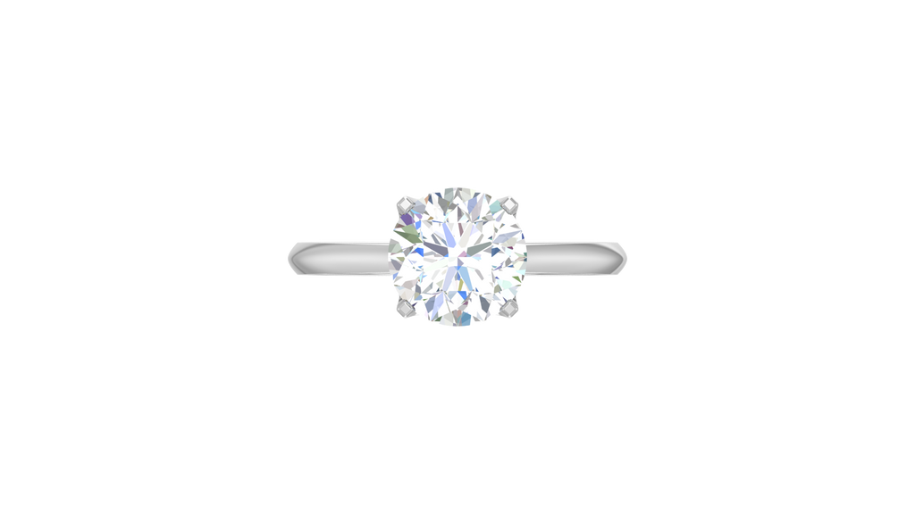 One Round Stone Lab Grown Diamond