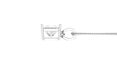 IGI cert. 2.00 ctw One Stone Princess Lab Grown Diamond