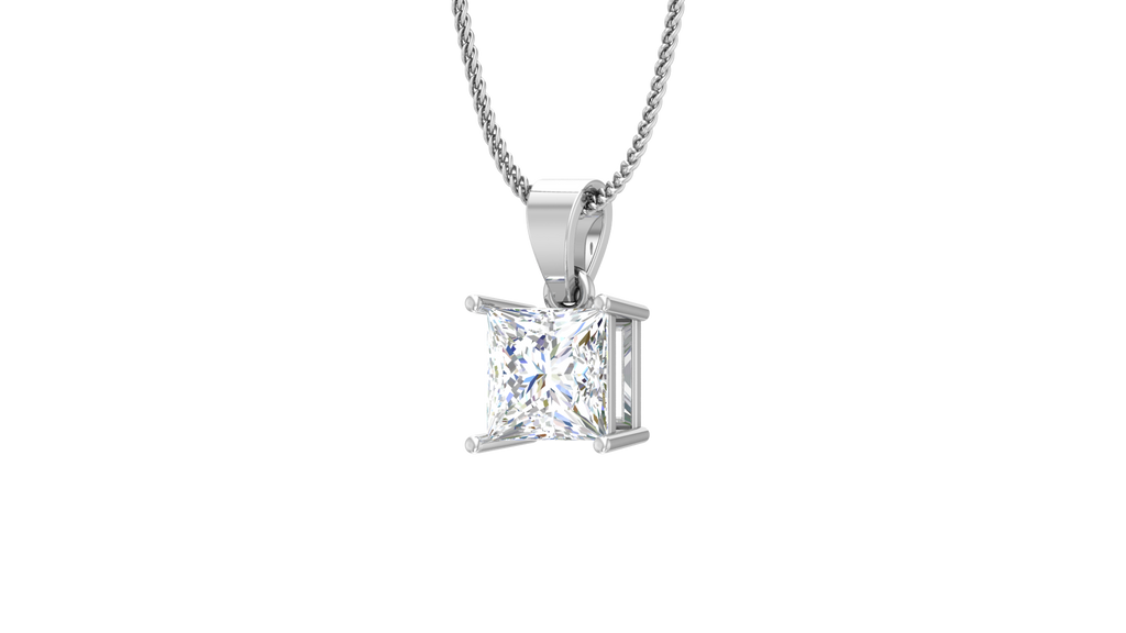 IGI cert. 2.00 ctw One Stone Princess Lab Grown Diamond