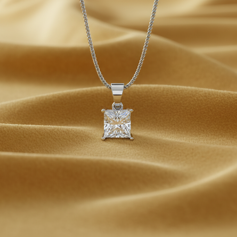 IGI cert. 2.00 ctw One Stone Princess Lab Grown Diamond
