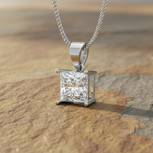 Load image into Gallery viewer, IGI cert. 2.00 ctw One Stone Princess Lab Grown Diamond