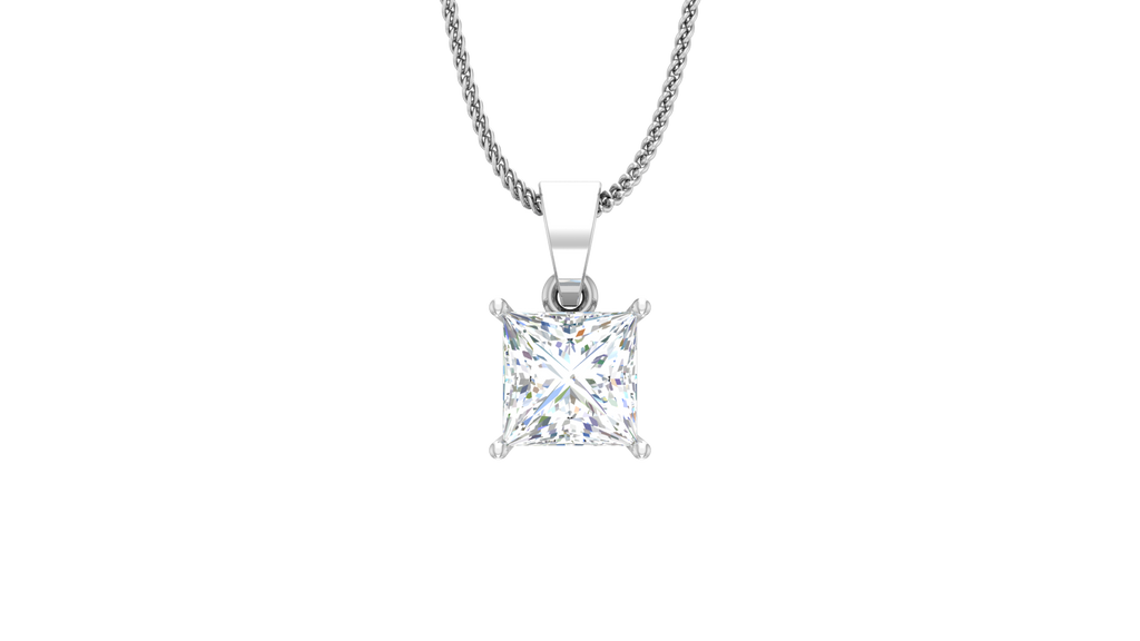 IGI cert. 2.00 ctw One Stone Princess Lab Grown Diamond