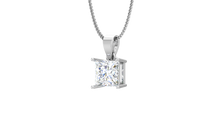 Load image into Gallery viewer, IGI cert. 3.00 ctw One Stone Princess Lab Grown Diamond