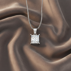 IGI cert. 3.00 ctw One Stone Princess Lab Grown Diamond