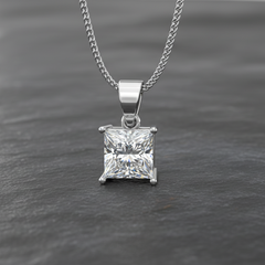 IGI cert. 3.00 ctw One Stone Princess Lab Grown Diamond