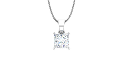 IGI cert. 3.00 ctw One Stone Princess Lab Grown Diamond