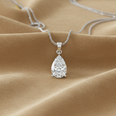 IGI cert. 2.00 ctw One Stone Pear Lab Grown Diamond