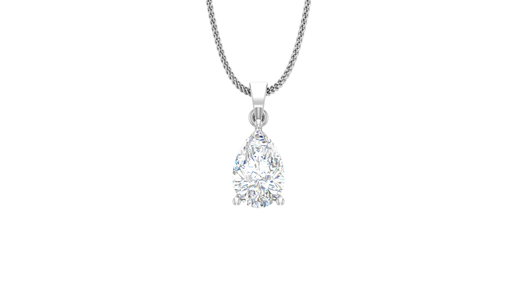 IGI cert. 3.00 ctw One Stone Pear Lab Grown Diamond