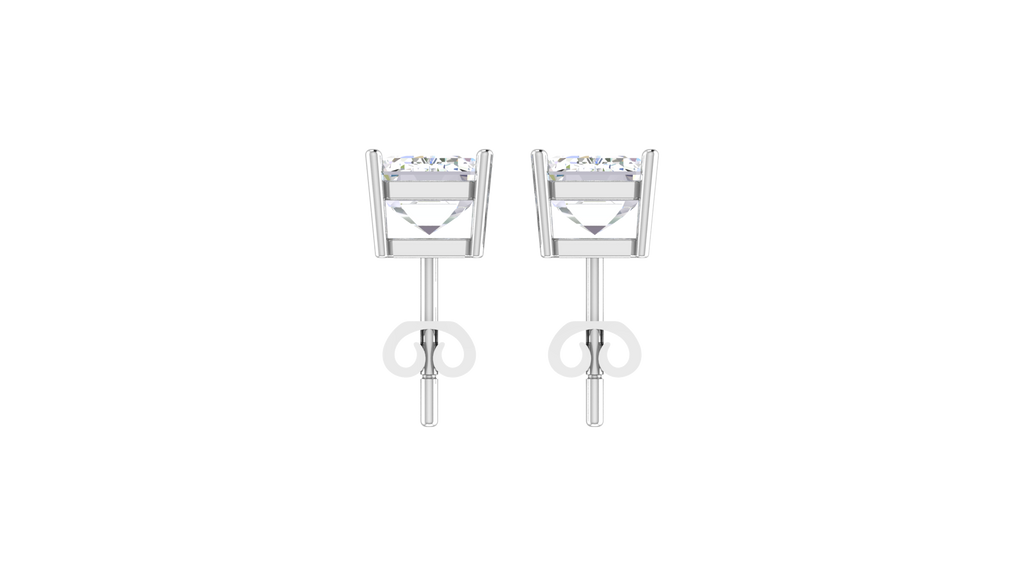 2.00 ctw Emerald Lab Grown Studs