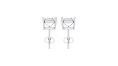 2.00 ctw Emerald Lab Grown Studs