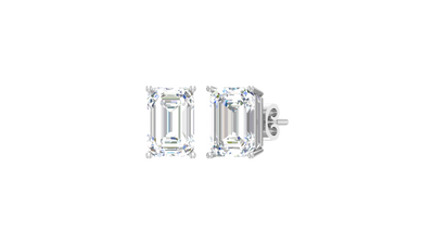2.00 ctw Emerald Lab Grown Studs