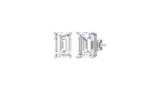 2.00 ctw Emerald Lab Grown Studs
