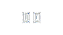 Load image into Gallery viewer, 2.00 ctw Emerald Lab Grown Studs