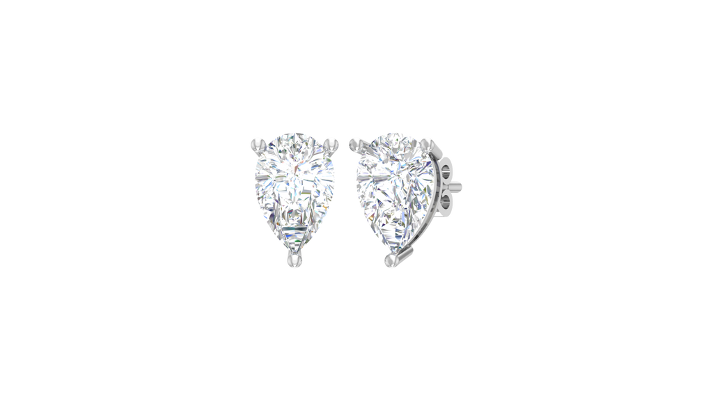 1.50 ctw Pear Lab Grown Studs