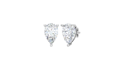 1.50 ctw Pear Lab Grown Studs