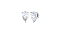 1.50 ctw Pear Lab Grown Studs