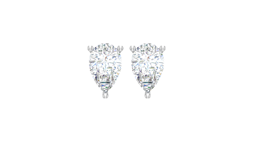 1.50 ctw Pear Lab Grown Studs