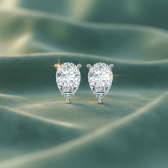 1.50 ctw Pear Lab Grown Studs