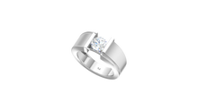 Load image into Gallery viewer, IGI cert. Men's One Round Stone Lab Grown Diamond