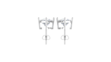 Load image into Gallery viewer, 2.00 ctw Trillion Lab Grown Studs