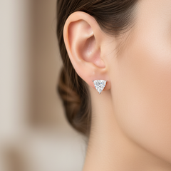 2.00 ctw Trillion Lab Grown Studs