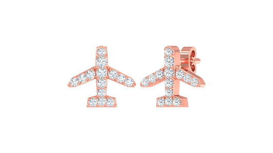 Diamond Airplane Silhouette - E513V