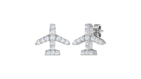 Diamond Airplane Silhouette - E513V